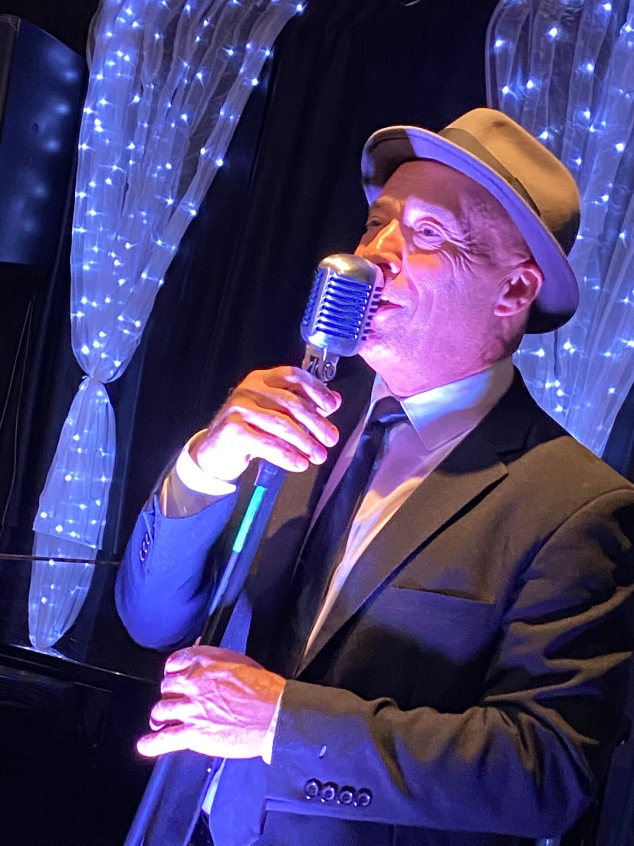 Michael Dutra as Frank SInatra